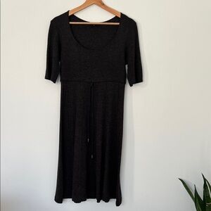 Betsey Johnson Black Midi Dress